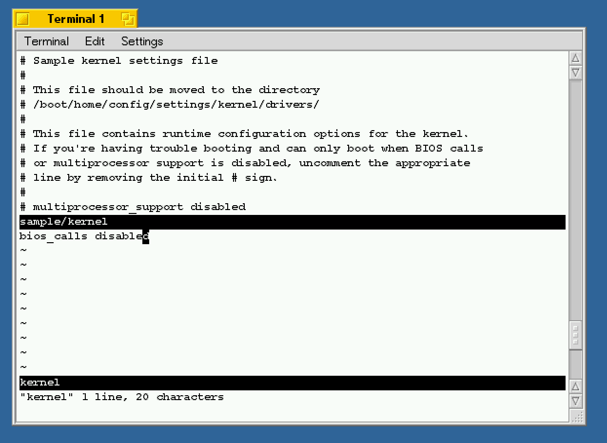 Running BeOS 5 in QEMU (i386)